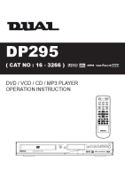 Dual DP-295-Owners-Manual 